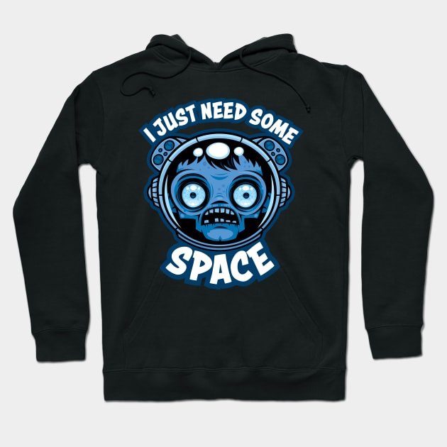 Zombie Astronaut Needs Some Space Hoodie by fizzgig